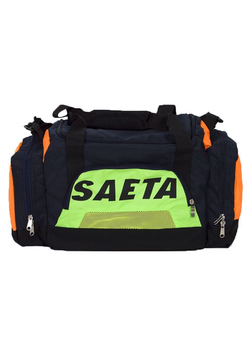 Maleta Travel Bag Azul Oscuro Naranja Verde, Unisex