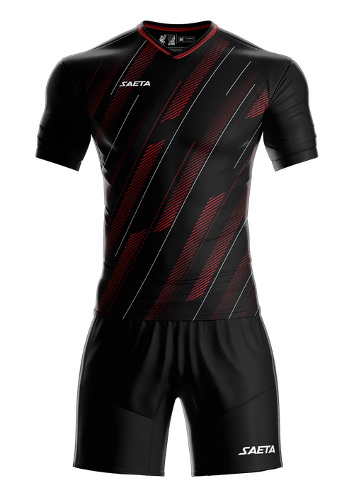 Uniforme Liverpool Negro Rojo, Futbol, Hombre