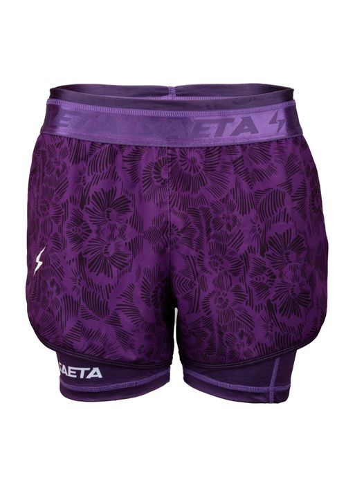 Short morado mujer hot sale