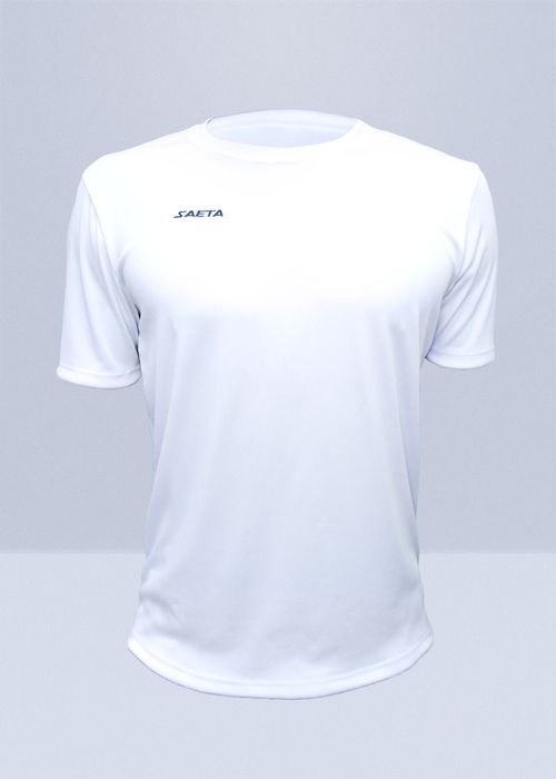 Camiseta Algodón Acanalado Blanco